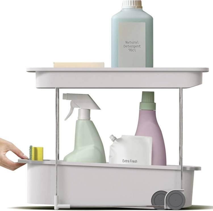 Pull-out storage , EASY ACCESS CADDY, Joseph Joseph, 47 x 20 x H 33,5 cm, Grey in the group Storage / Storage boxes / JosephJoseph storage boxes at SmartaSaker.se (43161)