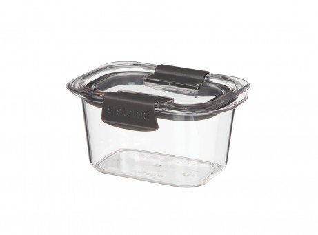Leakproof food storage, 380 ml, BRILLIANCE SMALL, Sistema, Clear / Black in the group Storage / Kitchen storage / Food containers at SmartaSaker.se (43209)