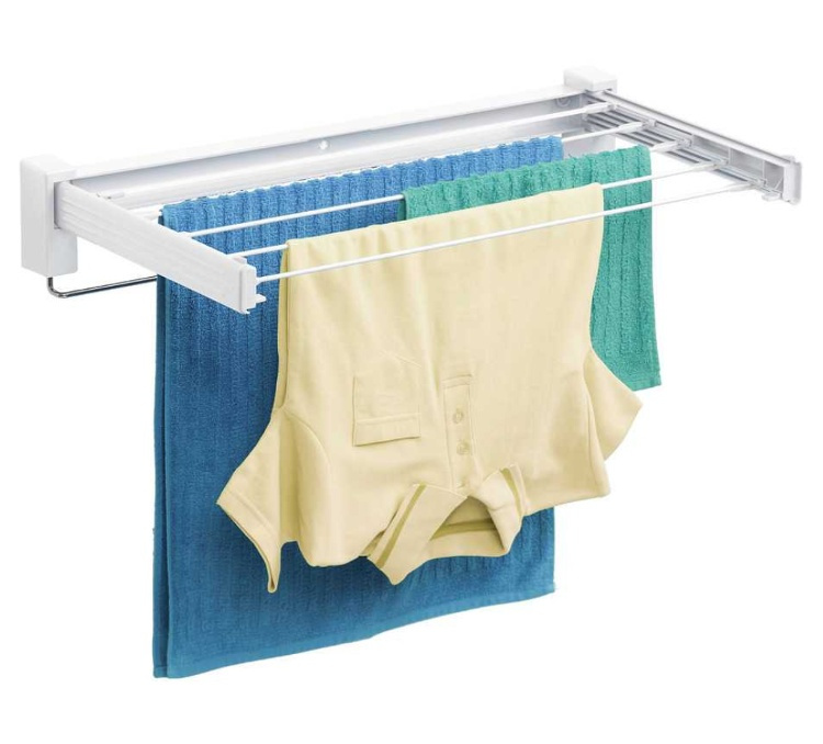 Wall mount Drying lines, BUTTERFLY, 3,5 m , White in the group Storage / Laundry and care / Drying racks at SmartaSaker.se (43228)