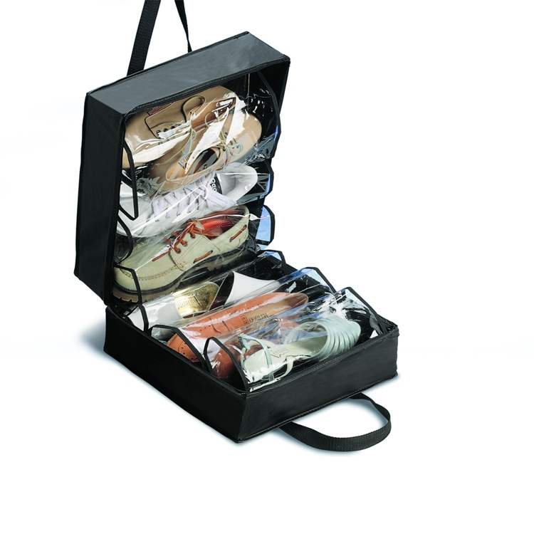 Shoe bag, MALETA PARA ZAPATOS, 32 x 17 x H 35 cm, Black in the group Storage / Wardrobe storage / Shoe storage at SmartaSaker.se (43247)