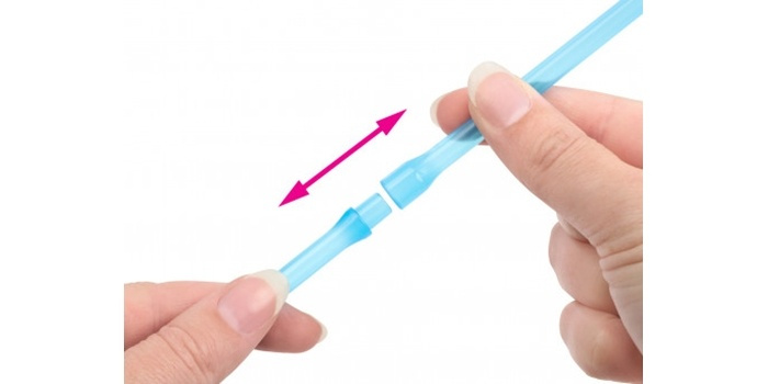Drinking Straws, Reusable, SISTEMA HYDRATE, Set of 6, Blue, green & purple in the group Storage / Kitchen storage at SmartaSaker.se (43251)