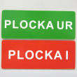 Dishwasher magnet Swedish