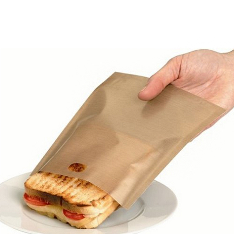 2x Toasttaschen Toast Sandwich Taschen Bag Toastbeutel Antihaftbeschichtet h 