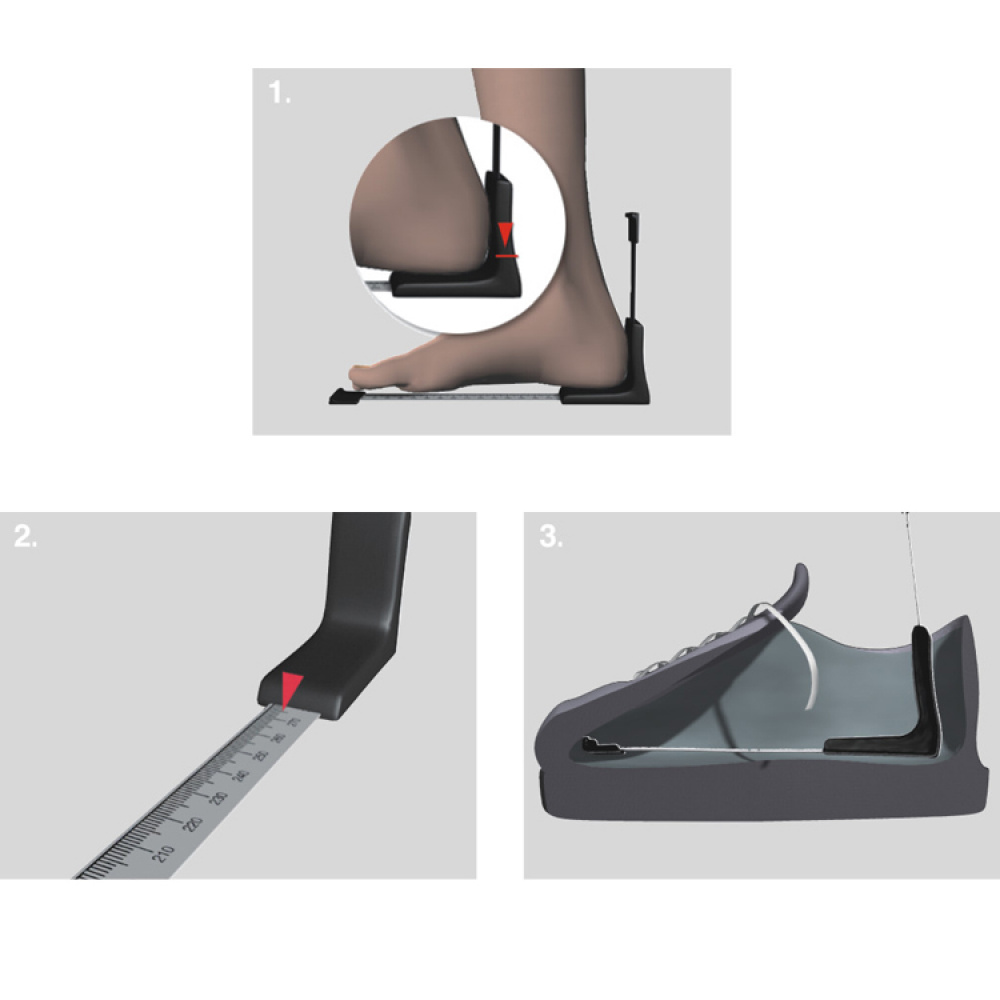 Measuring device for shoes and feet in the group Leisure / Mend, Fix & Repair / Shoe care at SmartaSaker.se (10811)