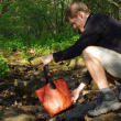 Collapsible bucket utg