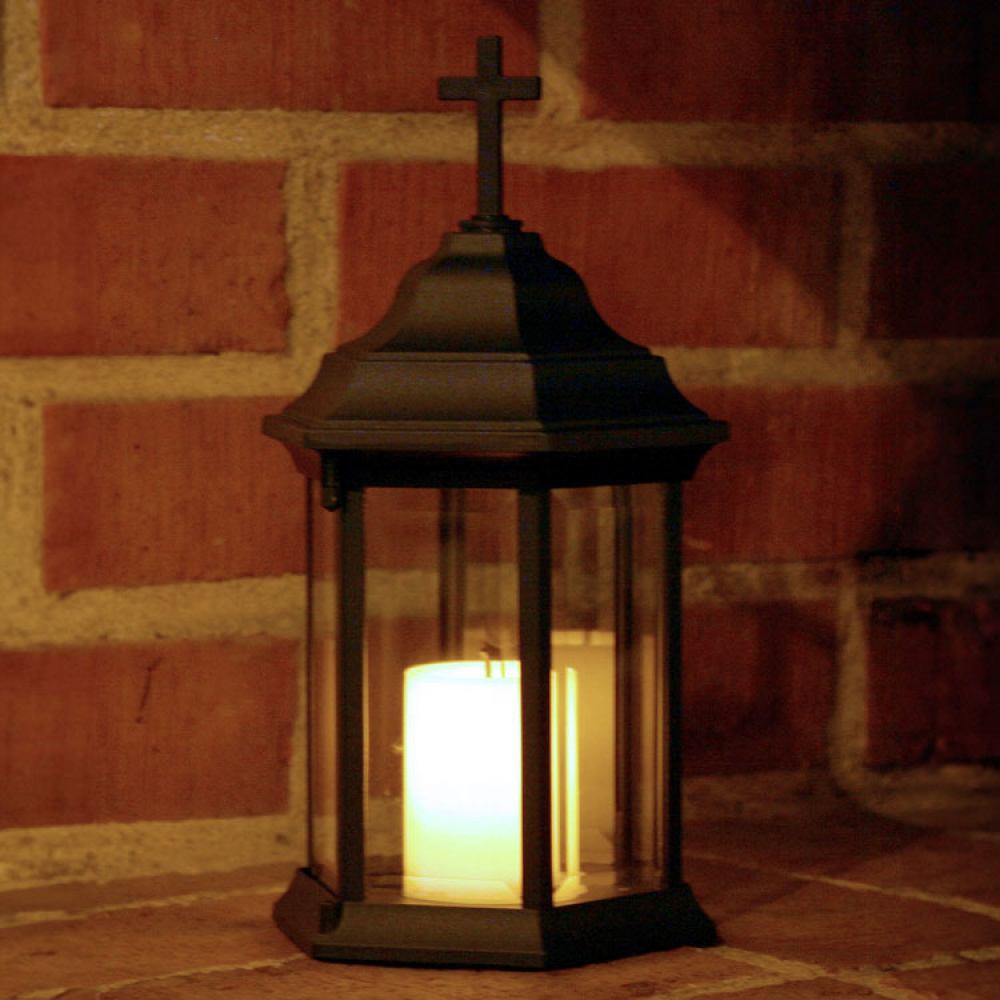 Lantern with twilight sensor in the group Lighting / Outdoor lighting / Pillar candles and lanterns at SmartaSaker.se (10954)