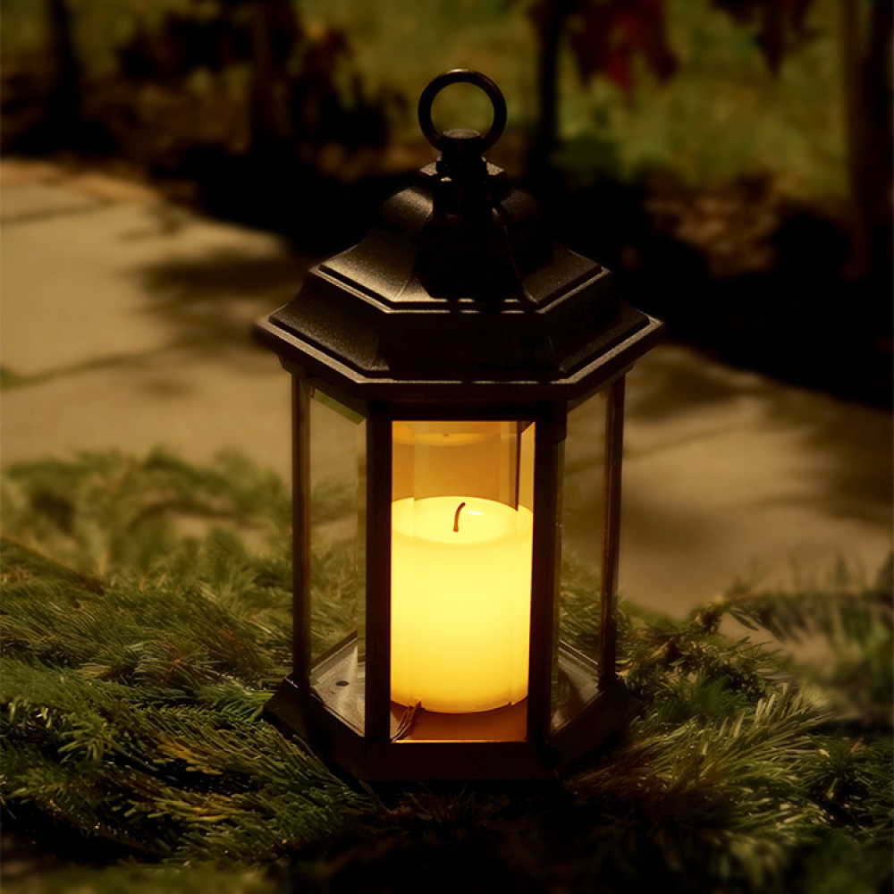 Lantern with twilight sensor in the group Lighting / Outdoor lighting / Pillar candles and lanterns at SmartaSaker.se (10954)