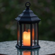 Lantern with twilight sensor