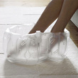 Inflatable foot bath, White