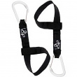 Loop fastening strap with carabiner 2-pack