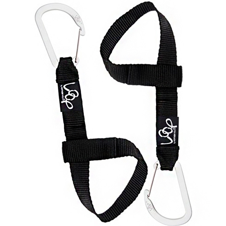 Loop fastening strap with carabiner 2-pack in the group House & Home / Sort & store at SmartaSaker.se (11389)