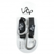 Loop fastening strap with carabiner 2-pack