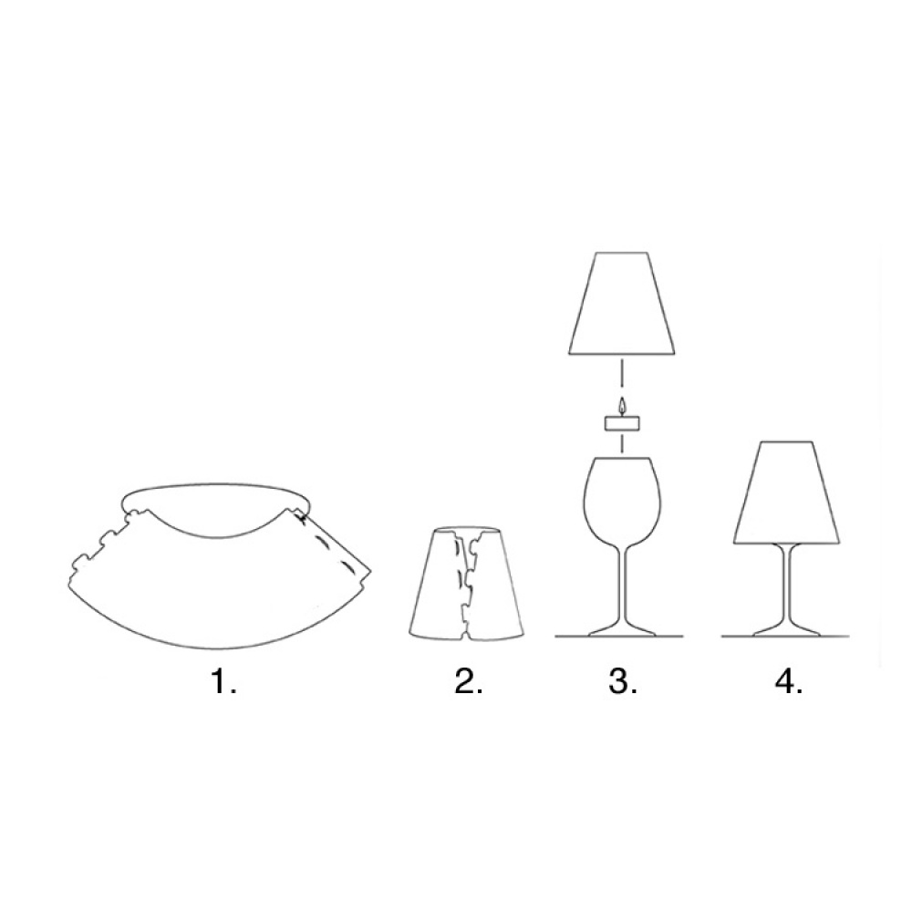 Shade for wineglasses in the group Lighting / Candlesticks and accessories at SmartaSaker.se (11511)