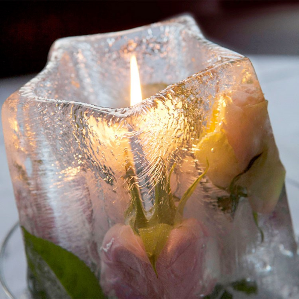 Lantern Star Shaped Ice Mold White 20 centimeter