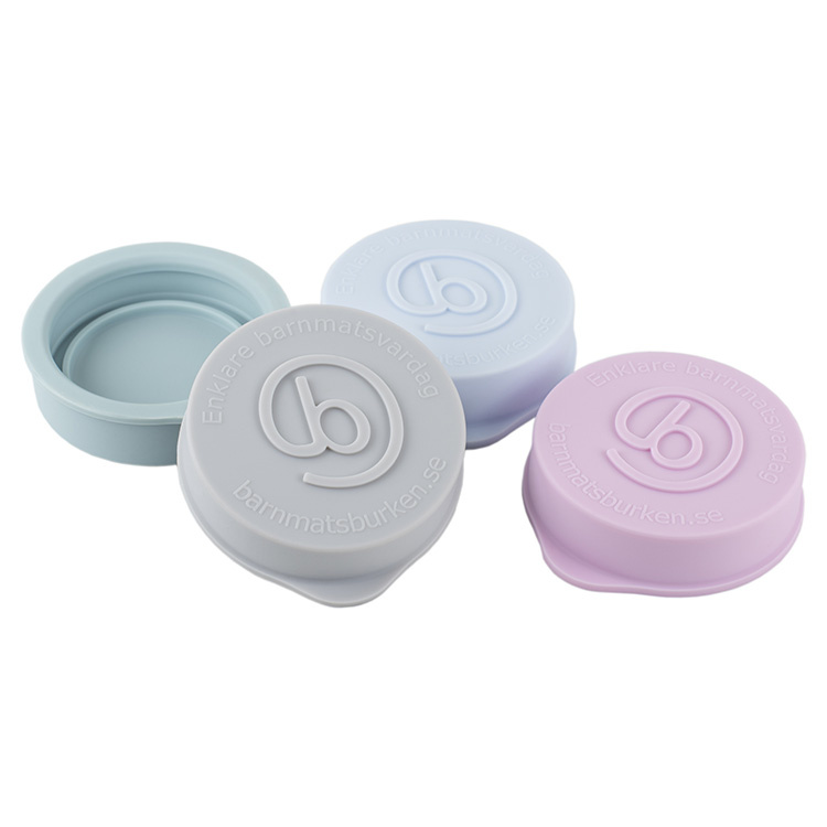 Silicone Macaron Wax Container - 4 Pack