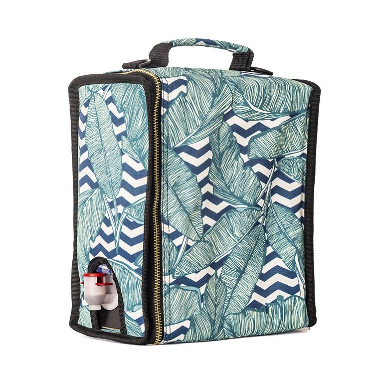 Wine box cooler bag with stand best sale