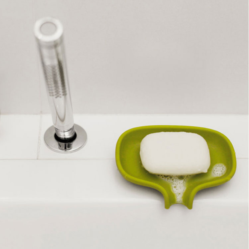 Soft Soap Dish with Drainage Spout in the group House & Home / Bathroom / Toilets and sinks at SmartaSaker.se (12209)