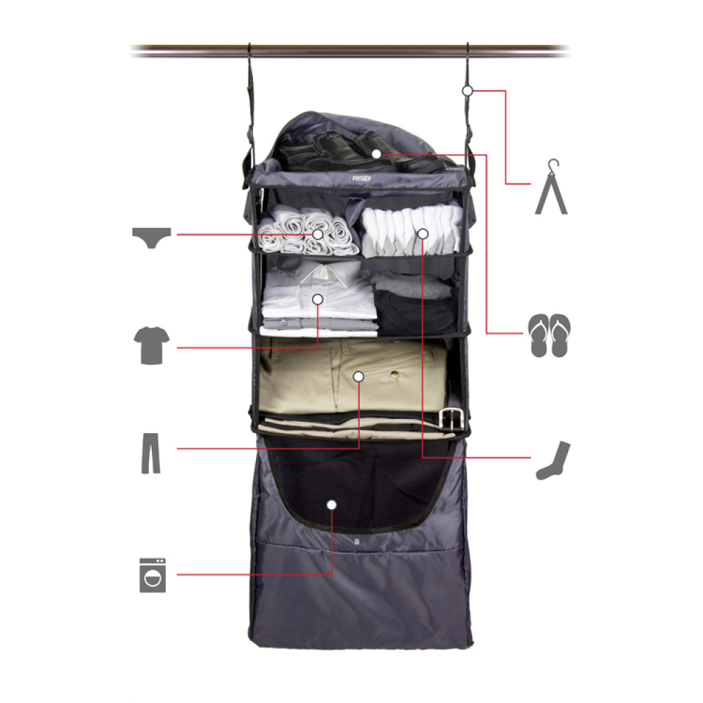 Suitcase Wardrobe in the group Leisure / Travelling at SmartaSaker.se (12311)