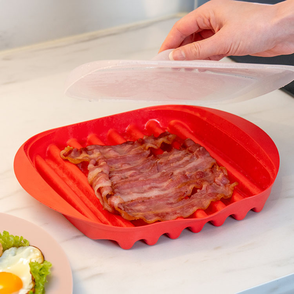 Microwave bacon tray - make bacon in the microwave