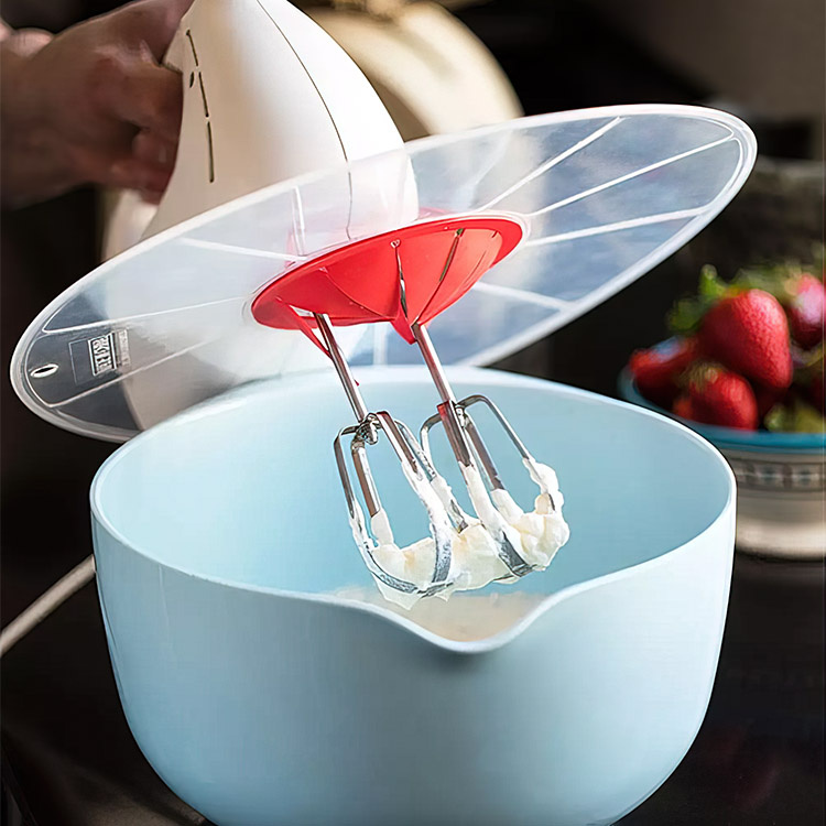 P Prettyia Plastic Splash Guard Splatter Whisking Mixing Bowl Cover Cake Baking Tool Lid Kitchen Cooking Tool Household 