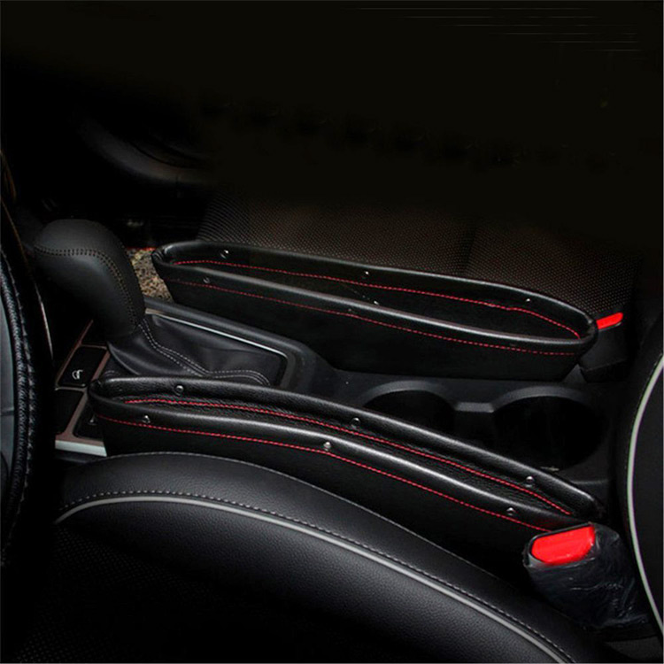Advanced Car Seat Side Pockets PU Leather Driving Seat Hanging Bag Mobile  Phone Storage Bag Auto Tissue Box Holder Cards Pocket