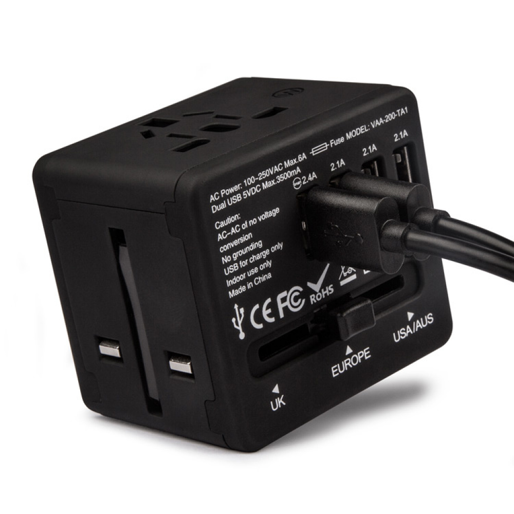 Travel Adapter With USB in the group Leisure / Travelling at SmartaSaker.se (12430)