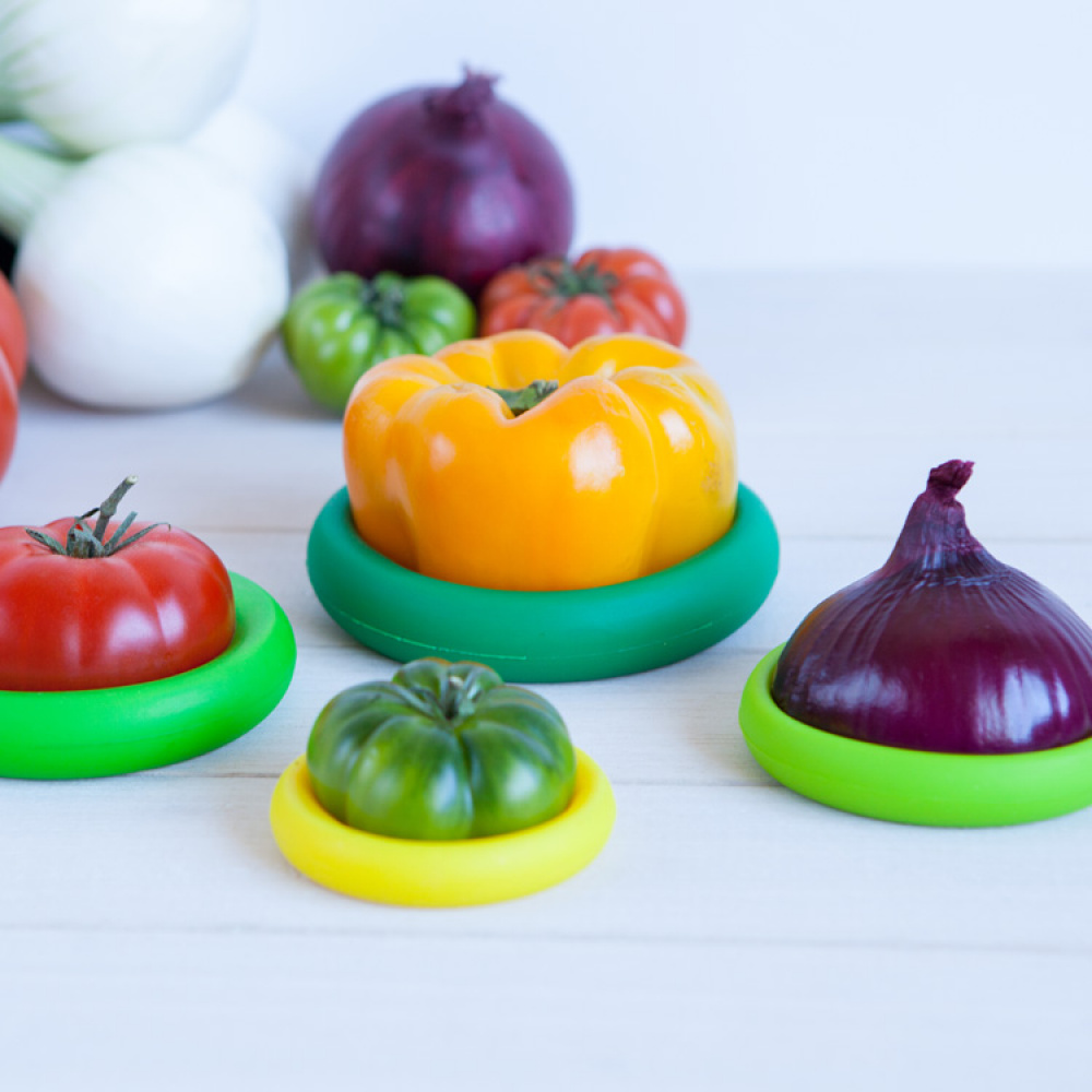 Reusable Silicone Food Huggers 5-Pack