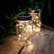 Solar-powered Glass Lantern