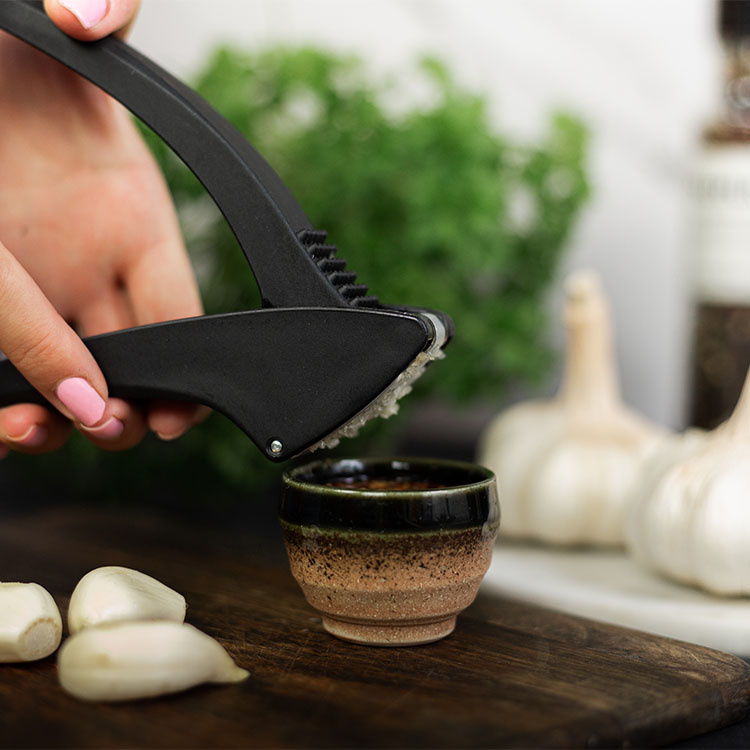 Choice 7 Chrome Easy-Clean Garlic Press with Grips