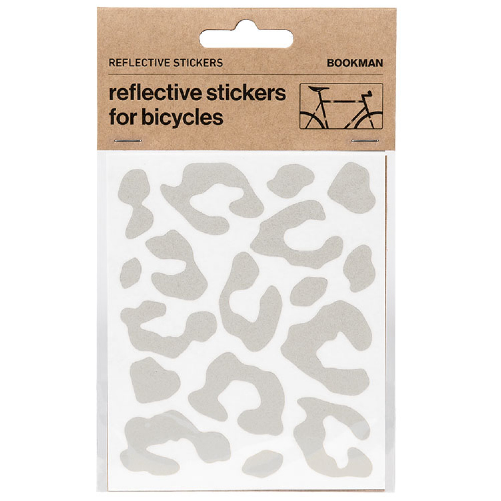 Shop Bookman Reflective Stickers Flames White