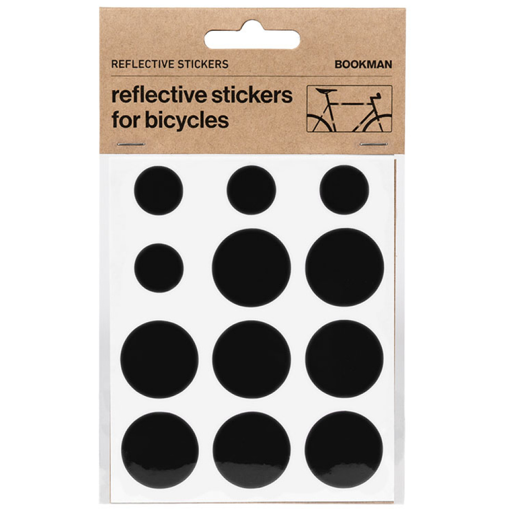 Reflective bike stickers