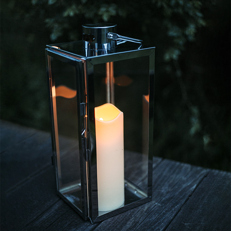 Battery powered candle with darkness sensor, 23 cm in the group Lighting / Outdoor lighting / Pillar candles and lanterns at SmartaSaker.se (12556-L)