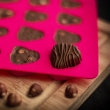 Silicone nut chocolate mould