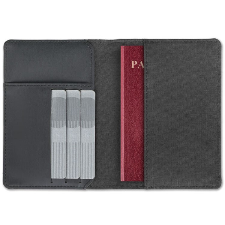 RFID blocking wallet for passport and cards in the group Leisure / Travelling at SmartaSaker.se (12631)