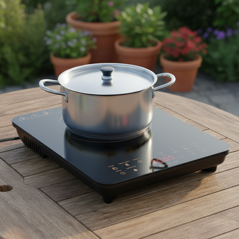 Portable induction stove in the group House & Home / Kitchen / Kitchen utensils at SmartaSaker.se (12639)