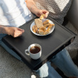Lap tray with rubber surface Lap tray with rubber surface