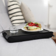 Lap tray with rubber surface Lap tray with rubber surface