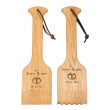 Grill scraper, wooden 