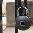 Padlock with fingerprint reader 