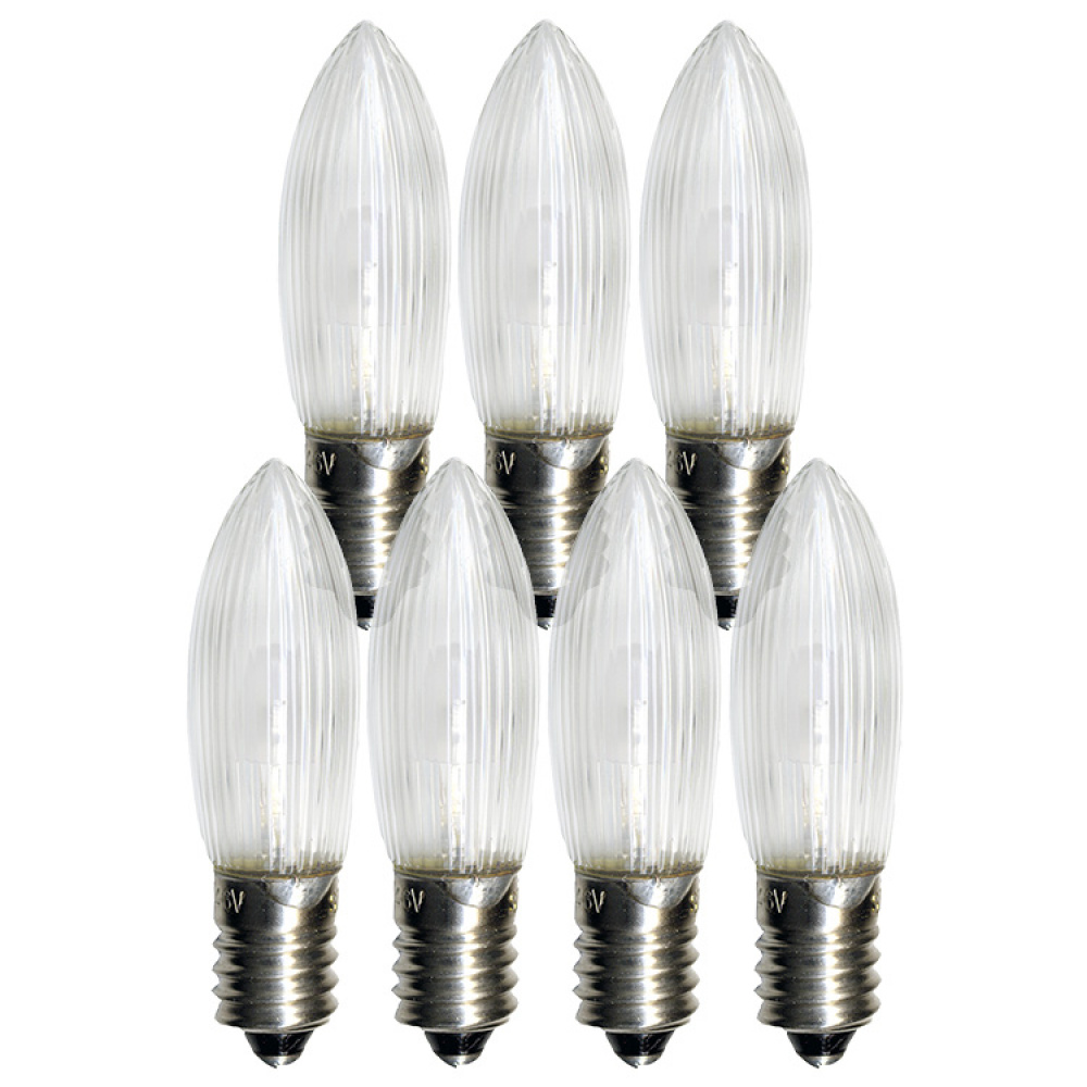 LED bulbs for your Christmas tree and Candle holders, 7-pack in the group Holidays / Advent & Christmas / Christmas lighting at SmartaSaker.se (12764)