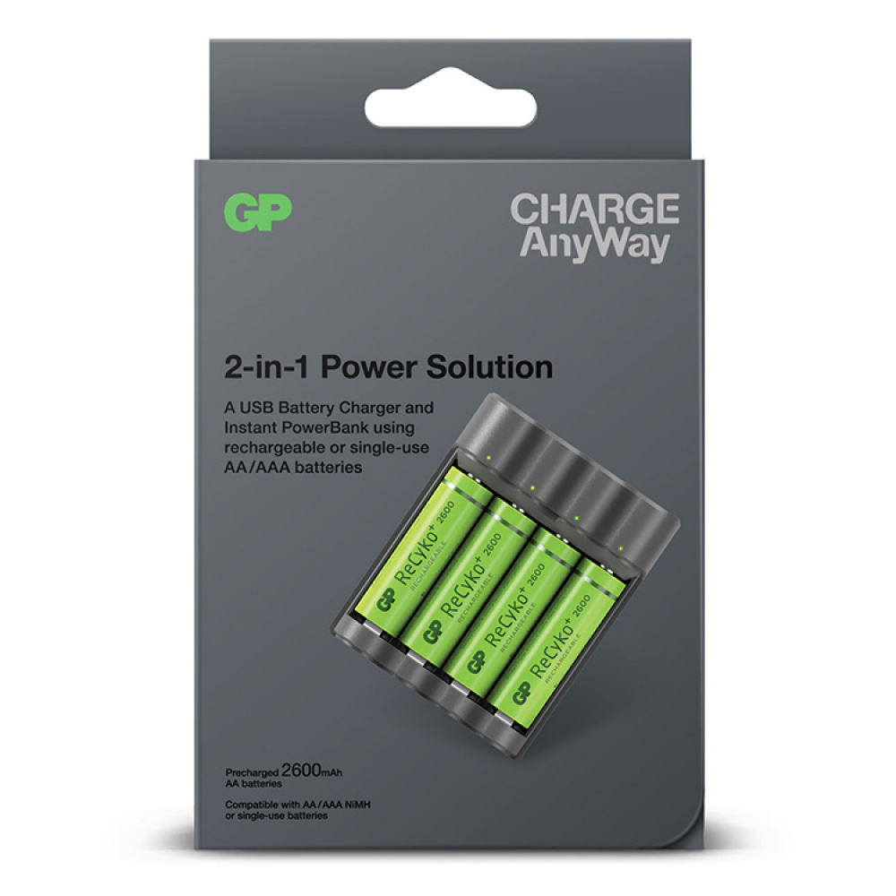 2 in 1 - Battery Charger and Power Bank in the group / Batteries at SmartaSaker.se (12787)