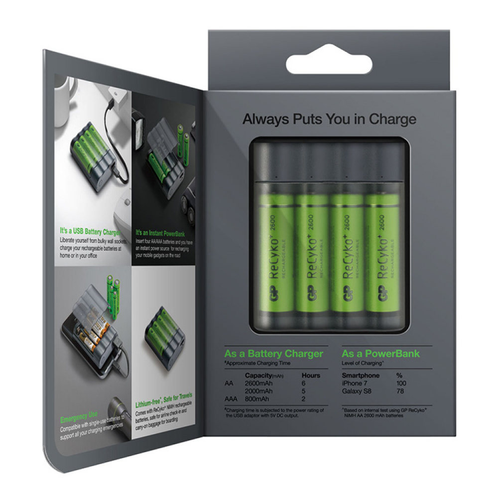 2 in 1 - Battery Charger and Power Bank in the group / Batteries at SmartaSaker.se (12787)