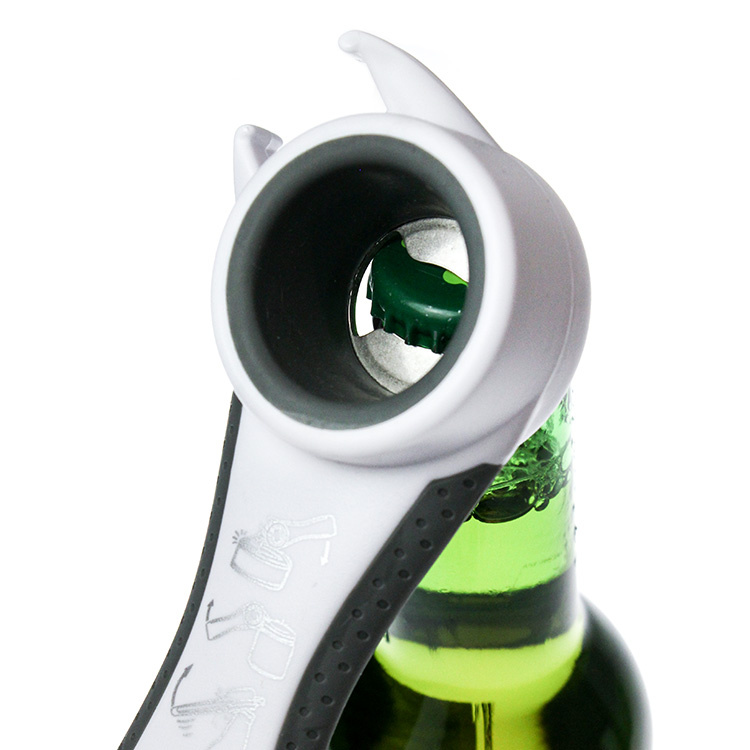 Multi-use opener for bottles and jars
