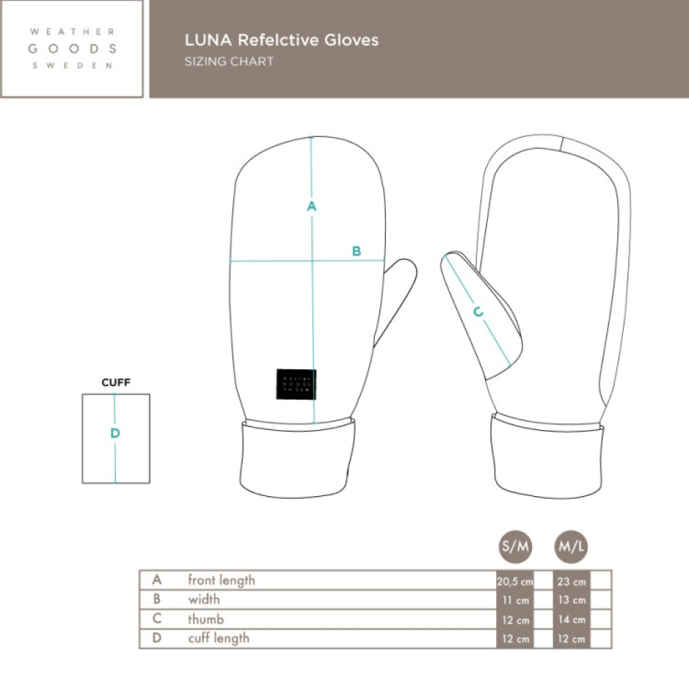 Mittens with Reflex in the group Safety / Reflectors at SmartaSaker.se (12812)