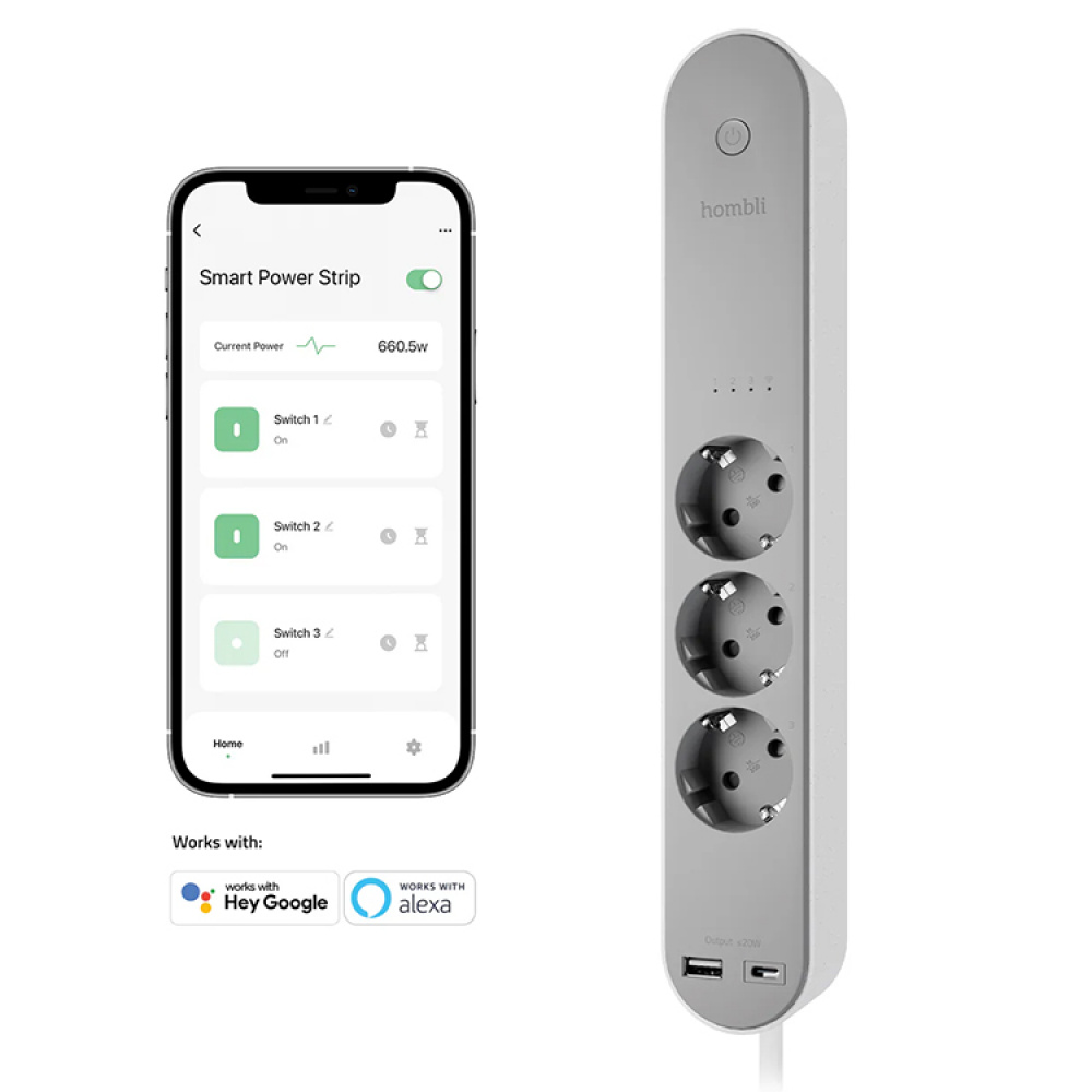 Smart branch socket with USB in the group House & Home / Electronics / Smart Home at SmartaSaker.se (12871)