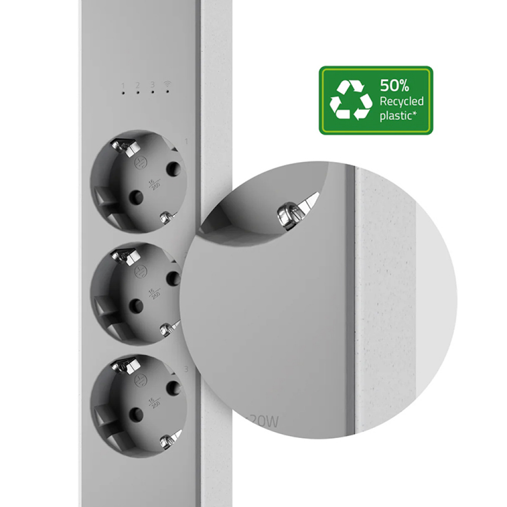 Smart branch socket with USB in the group House & Home / Electronics / Smart Home at SmartaSaker.se (12871)