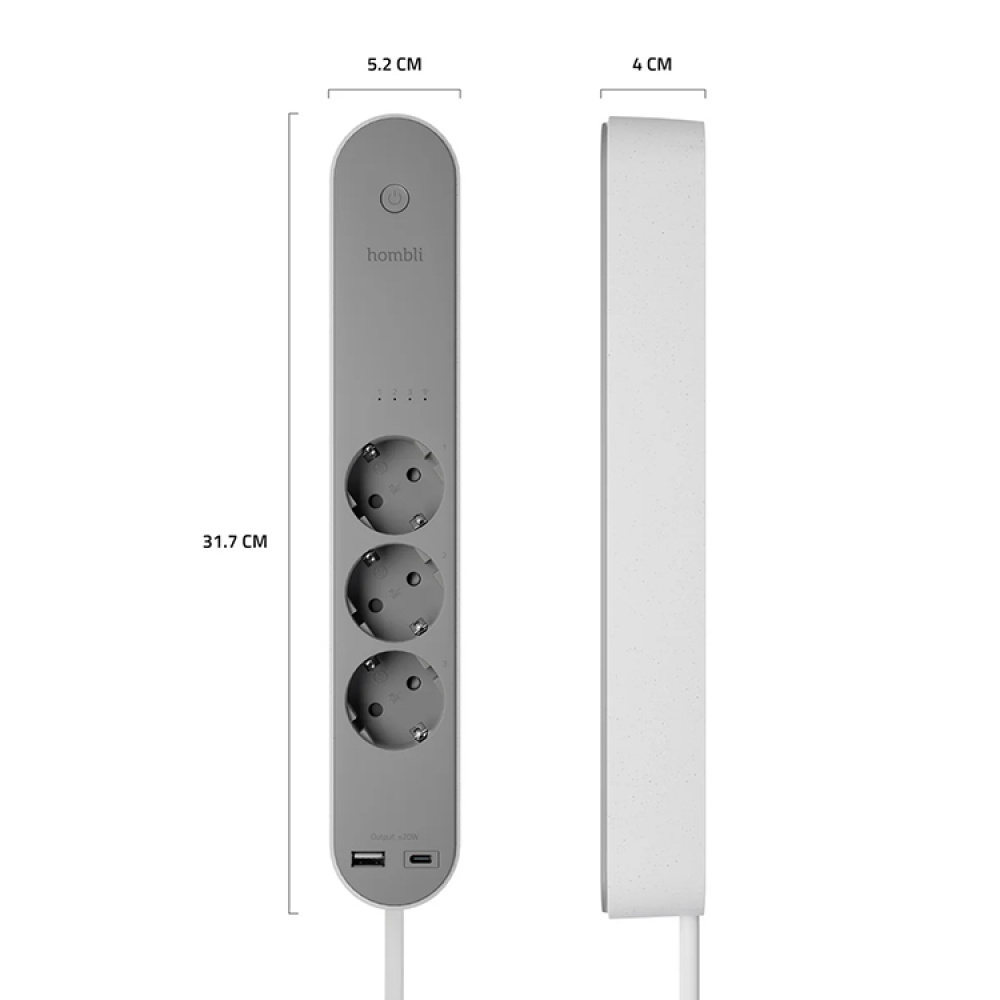 Smart branch socket with USB in the group House & Home / Electronics / Smart Home at SmartaSaker.se (12871)