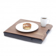 Walnut knee tray with anti-slip function Walnut knee tray with anti-slip function