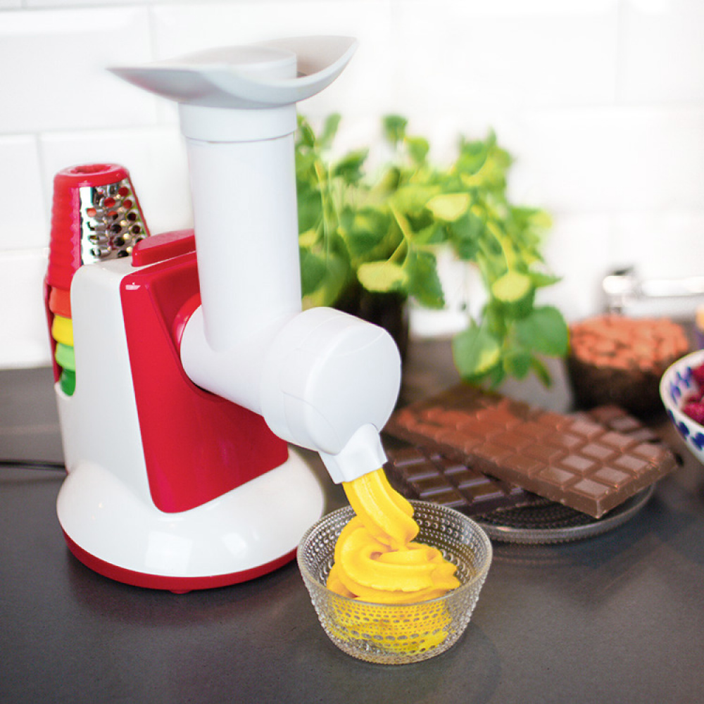 Salad and sorbet maker - 2 in 1 Electric grater machine