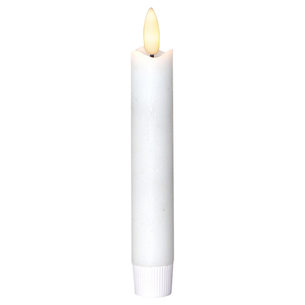 Short battery operated candle, White 2-pack in the group Lighting / Indoor lighting / Lights at SmartaSaker.se (12991)